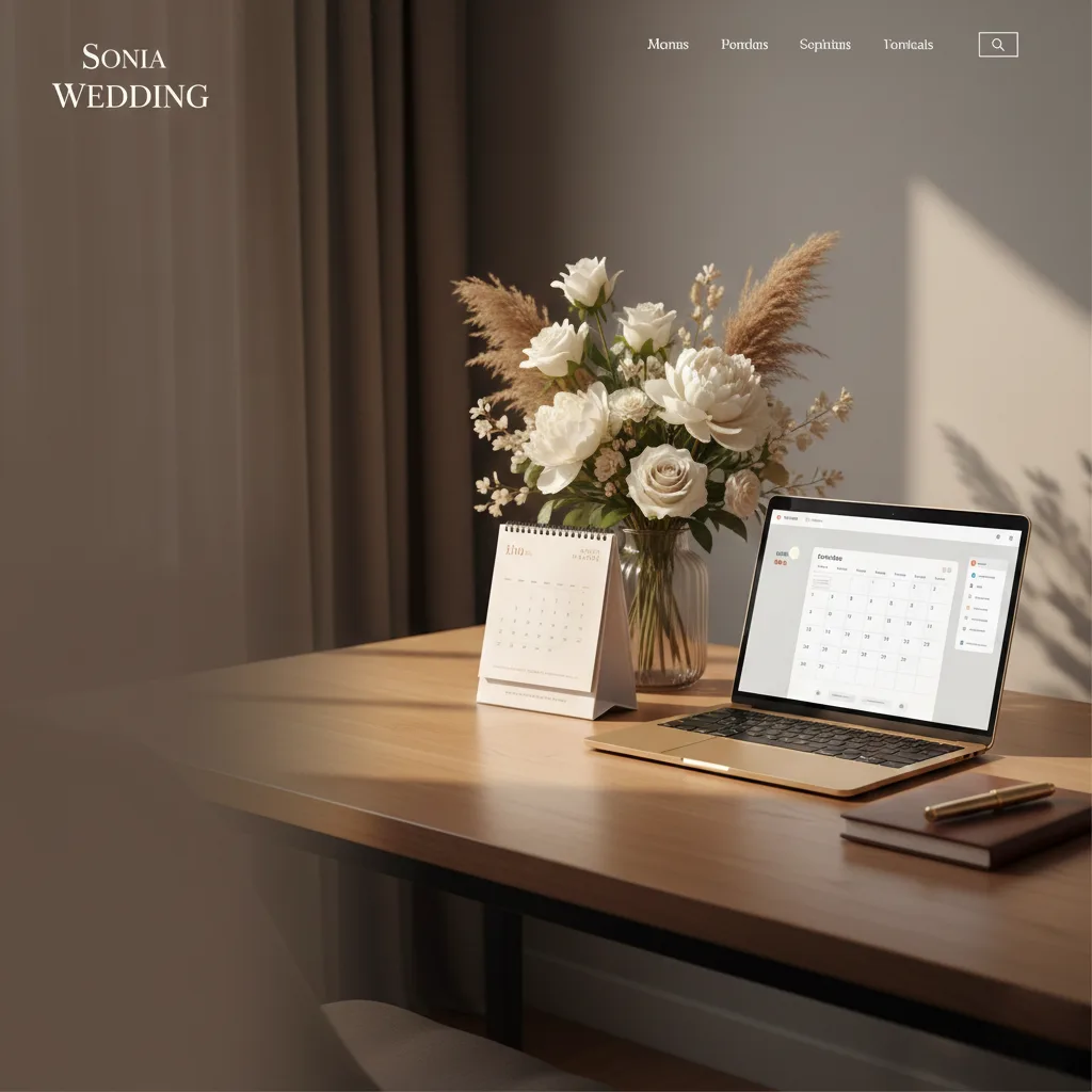 Cek tanggal wedding Sonia Wedding Studio untuk ketersediaan jadwal acara.