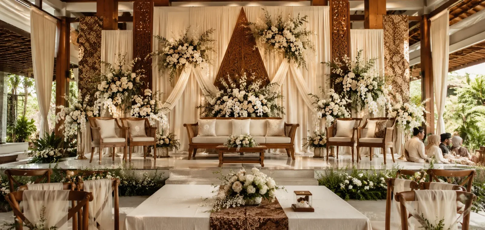 Dekorasi wedding Purwakarta elegan bersama Sonia Wedding Studio