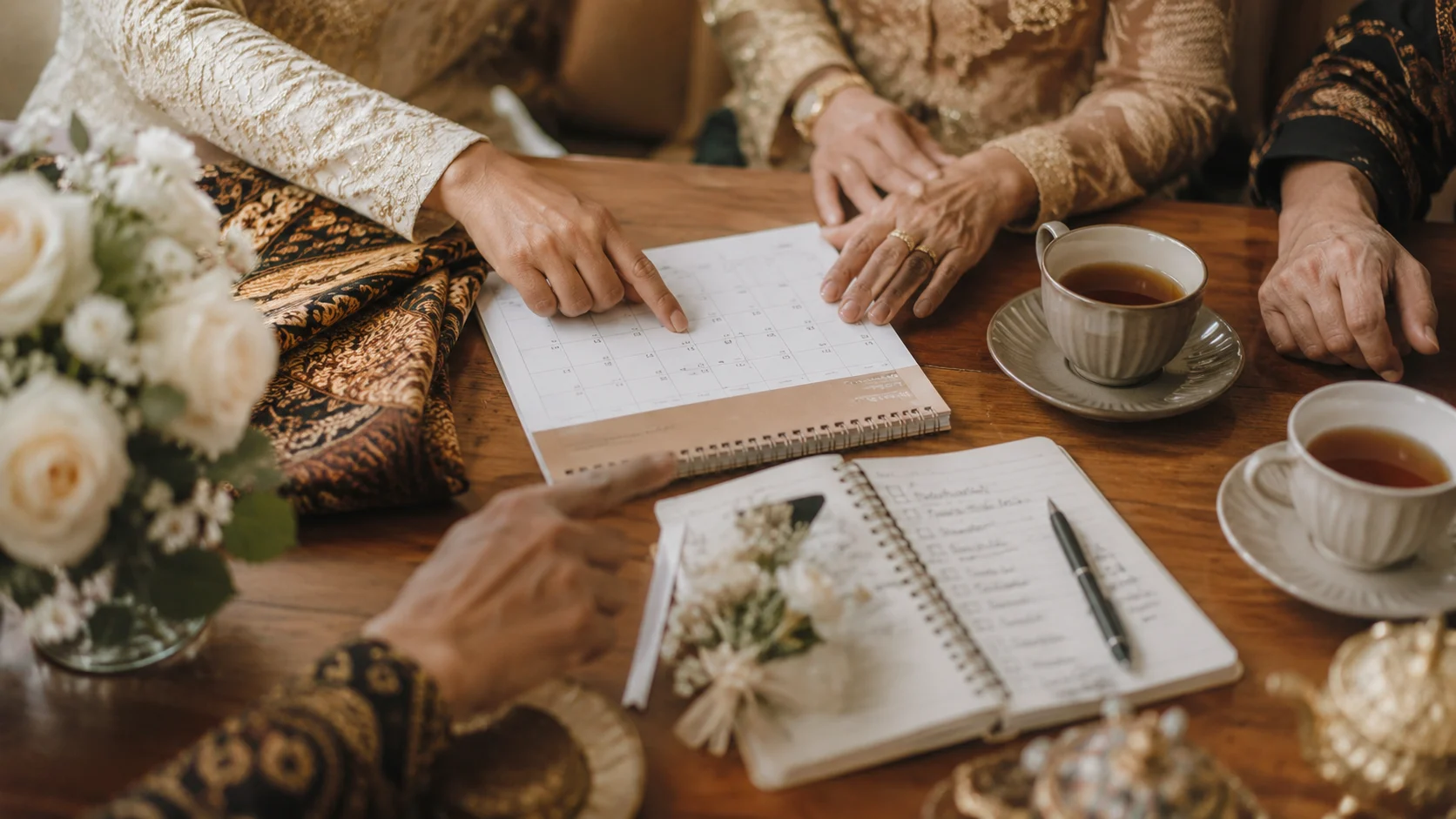 Kalender budaya dalam persiapan wedding keluarga