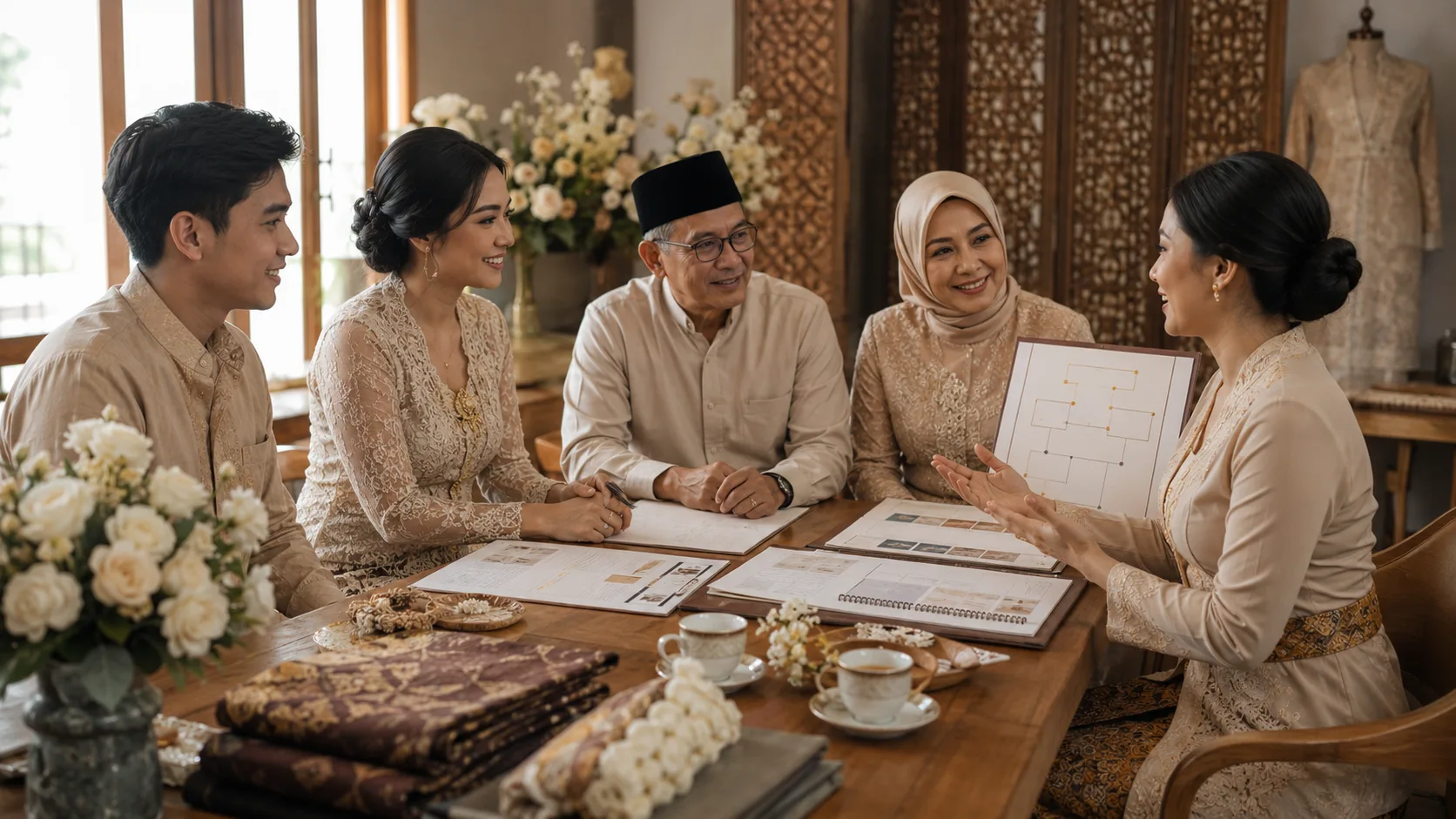 Cara memilih WO Purwakarta dari komunikasi dan konsultasi keluarga