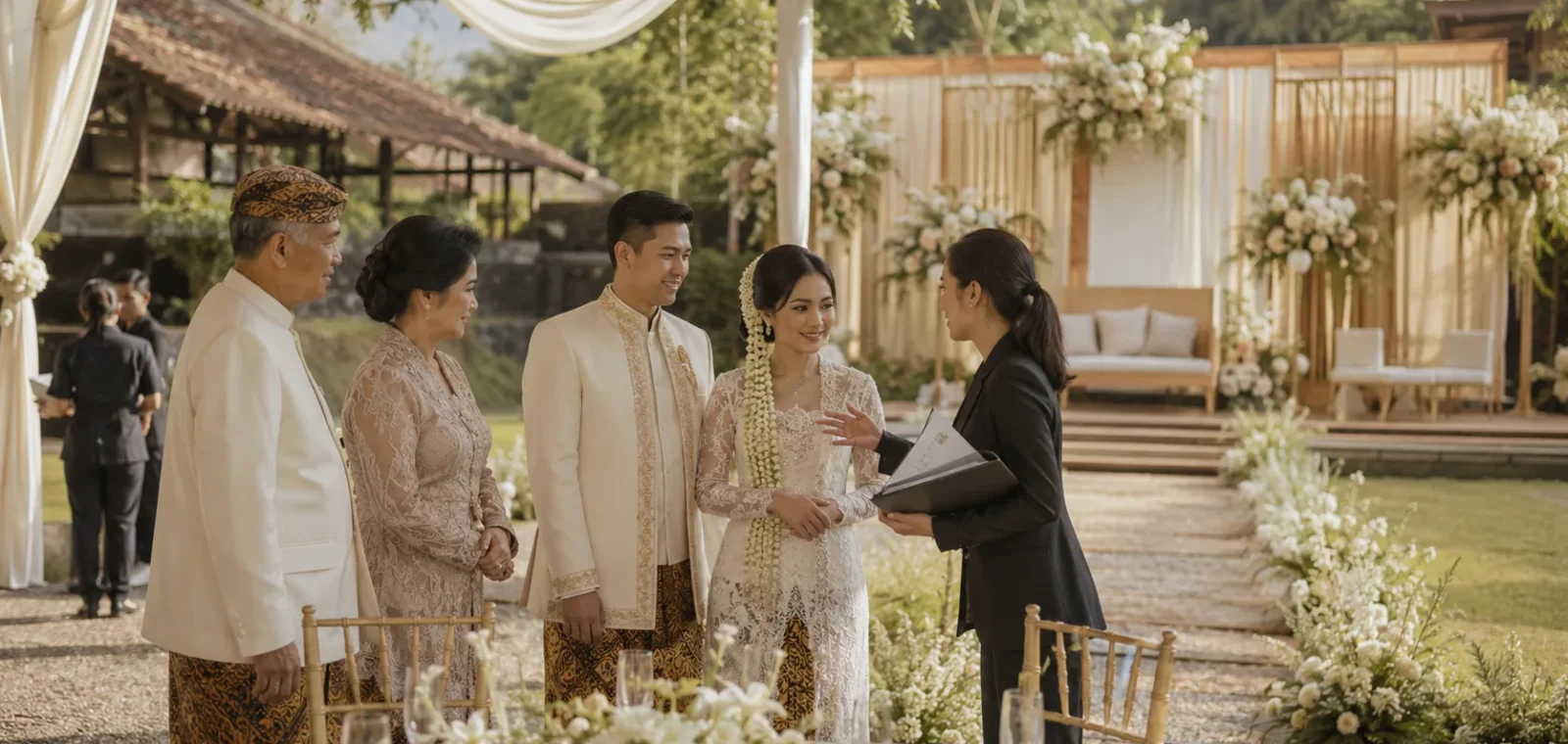 Outdoor wedding Purwakarta bersama Sonia Wedding Studio