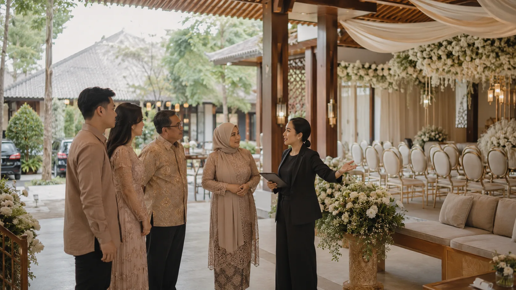 Nama venue wedding Purwakarta dengan akses kapasitas dan parkir yang sesuai