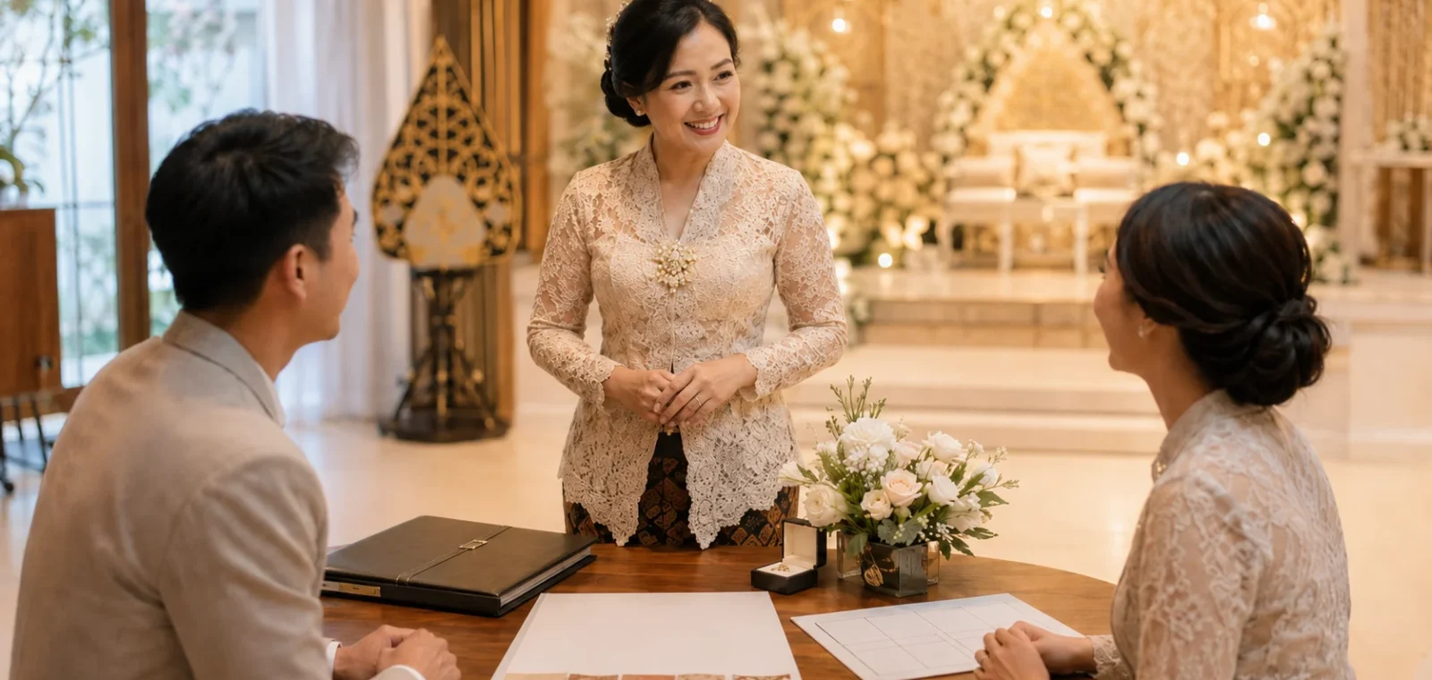 Tentang Sonia Wedding Studio wedding organizer Purwakarta dengan konsep Sunda modern